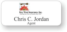 (image for) Key West Insurance White Badge