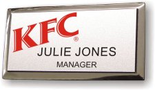 (image for) KFC Silver Executive Badge (Logo B)