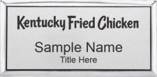 (image for) KFC Executive Silver Name Badge