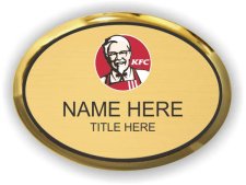 (image for) KFC Oval Gold Executive Badge (Logo A)