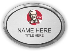 (image for) KFC Oval Silver Executive Badge (Logo A)