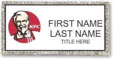 (image for) KFC White/Silver Bling Badge (Logo A)
