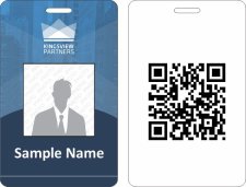 (image for) Kingsview Partners Photo ID Badge with QR Code