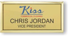 (image for) K.I.S.S. Janitorial Gold Executive Badge