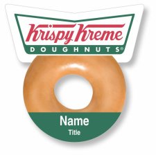 (image for) Krispy Kreme Doughnuts Shaped Other badge