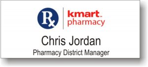 (image for) Kmart Pharmacy White Badge