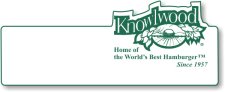 (image for) Knowlwood Shaped White Badge - (Small)