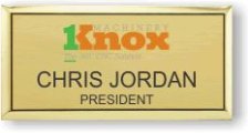 (image for) Knox Machinery Executive Gold Badge