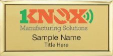 (image for) Knox Machinery Executive Gold Badge