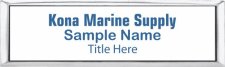 (image for) Kona Marine Supply Small Executive Silver Other Badge