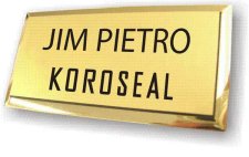 (image for) Koroseal Executive Gold Badge