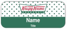 (image for) Krispy Kreme Doughnuts Standard White badge