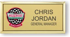 (image for) Krispy Kreme Racing Logo Executive Gold Badge