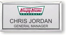 (image for) Krispy Kreme Color Logo Executive Silver Badge
