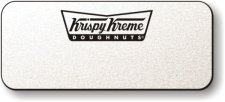 (image for) Krispy Kreme Silver Logo Only Badge