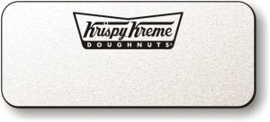 (image for) Krispy Kreme Silver Logo Only Badge