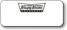 (image for) Krispy Kreme White Logo Only Badge