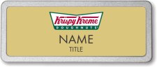 (image for) Krispy Kreme Gold Pebbled Frame Prestige Badge