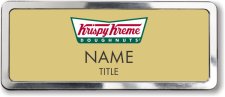 (image for) Krispy Kreme Gold Polished Frame Prestige Badge