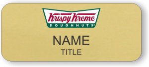 (image for) Krispy Kreme Color Logo Gold Badge