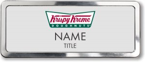 (image for) Krispy Kreme Silver Polished Frame Prestige Badge