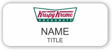 (image for) Krispy Kreme Color Logo White Badge