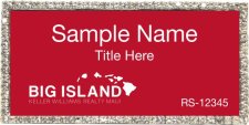 (image for) Keller Williams Big Island Bling Silver Badge with Red Insert