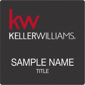 (image for) Keller Williams KW Black Square Badge