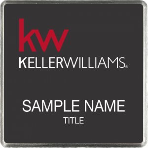 (image for) Keller Williams KW Silver Square Executive Black Badge