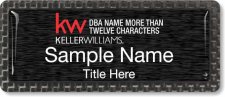 (image for) Keller Williams Realty Logo 5 Carbon Frame Black Badge