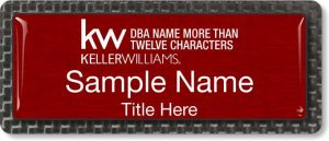 (image for) Keller Williams Realty Logo 5 Carbon Frame Red Badge