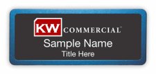 (image for) Keller Williams Commercial Prestige Blue Anodized Badge