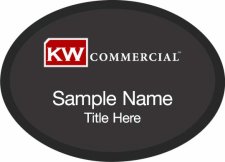 (image for) Keller Williams Commercial Black Oval Executive Badge