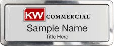 (image for) Keller Williams Commercial Polished Prestige Silver Badge