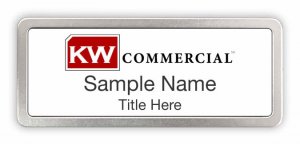 (image for) Keller Williams Commercial Prestige Satin Anodized badge