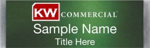 (image for) Keller Williams Commercial Small Meridian Green Badge