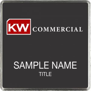 (image for) Keller Williams Commercial Black Square Executive Badge