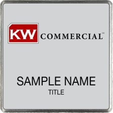 (image for) Keller Williams Commercial Silver Square Executive Badge