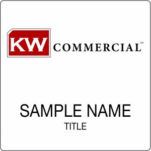 (image for) Keller Williams Commercial White Square Badge