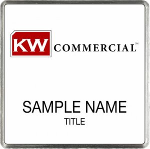 (image for) Keller Williams Commercial White Square Executive Badge