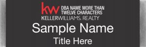 (image for) Keller Williams Realty Logo 4 Small Meridian Black Badge