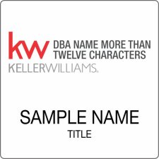 (image for) Keller Williams Realty Logo 5 White Square Badge