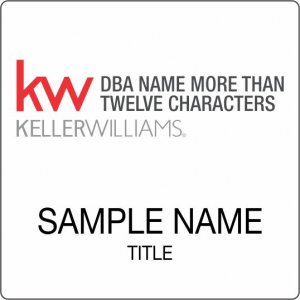 (image for) Keller Williams Realty Logo 5 White Square Badge