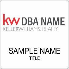 (image for) Keller Williams Realty Logo 3 White Square Badge