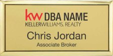 (image for) Keller Williams Realty Logo 3 Gold Executive Badge