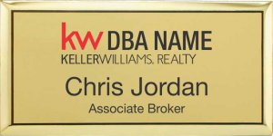 (image for) Keller Williams Realty Logo 3 Gold Executive Badge