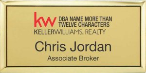 (image for) Keller Williams Realty Logo 4 Gold Executive Badge