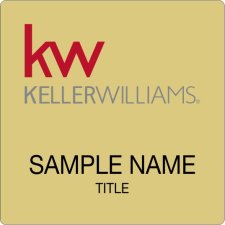 (image for) Keller Williams KW Gold Square Badge