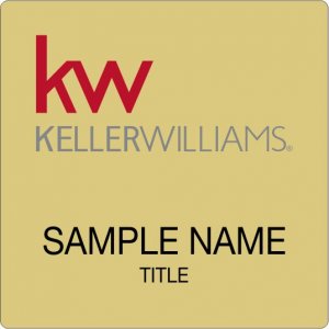 (image for) Keller Williams KW Gold Square Badge