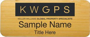 (image for) Keller Williams GPS Bamboo Badge